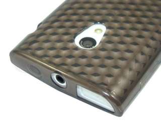 BLACK Gel Case Cover For Sony Ericsson Xperia X10i  