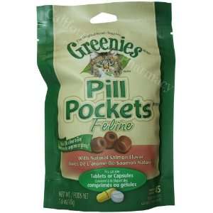  Feline Greenies Pill Pocket  Salmon (1.6 oz) 45 ct