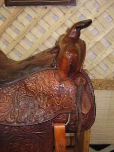Used 15 Hand crafted by BUFORD Western Saddle Horse Tack Nice  