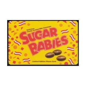 Collectible Phone Card 5u Sugar Babies Delicious Candy Coated Milk 