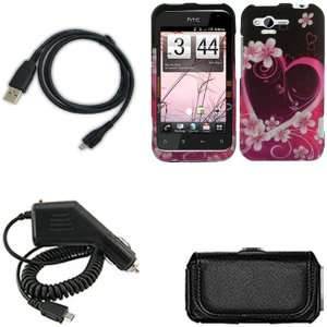  iFase Brand HTC Rhyme/Bliss ADR6330 Combo Purple Love 