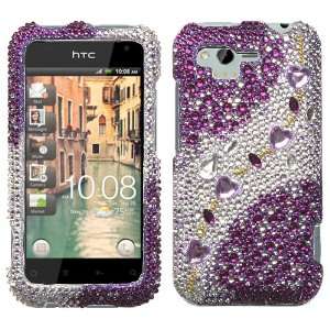  Heart Galaxy Diamante Phone Protector Faceplate Cover For 