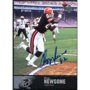   Deck Legends Autographs #AL154 Ozzie Newsome Sports Collectibles