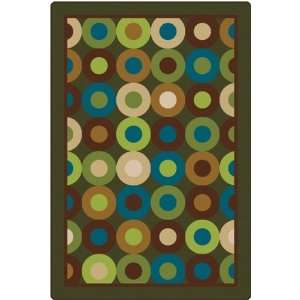  Carpets for Kids Calming Circles Rug   Rectangle   4 x 6 