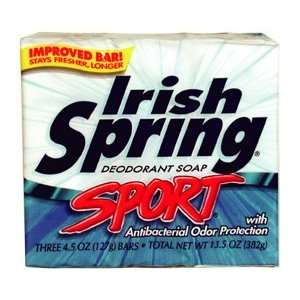  Irish Spring 79372 Irish Spring Deodorant Soap  Case of 80 