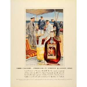  1939 Ad Calvert Distillers Lord Whiskey Leslie Saalburg 