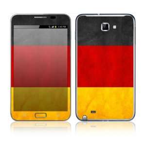   Galaxy Note Decal Skin Sticker   Flag of Germany 