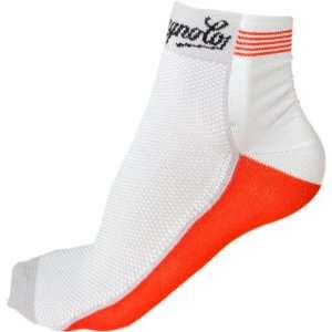  Campagnolo Sportswear Racing Long Sock White, L Sports 
