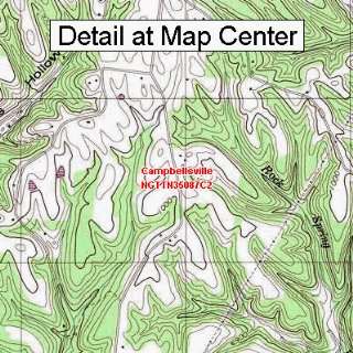  USGS Topographic Quadrangle Map   Campbellsville 