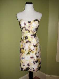 CREW Fleurette Bustier Dress 4 NEW $148 Strapless SOLD OUT  