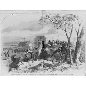  Late Rebel raid at Garlick Station,Pamunkey River,Va. June 