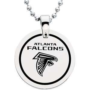   00mm Atlanta Falcons Team Name & Logo Disc W Chain CleverEve Jewelry