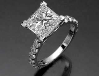 CT Princess Unique Diamond Solitare Ring 14k  