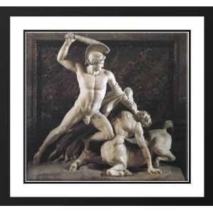  Canova, Antonio 21x20 Framed and Double Matted Theseus and 