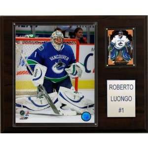    NHL Roberto Luongo Vancouver Canucks Player Plaque