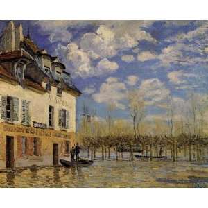   Alfred Sisley   24 x 20 inches   Flood at Port Marly 1