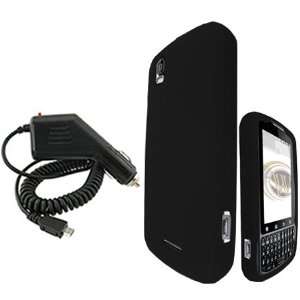   Case Faceplate Cover + Rapid Car Charger for Motorola Droid PRO XT610