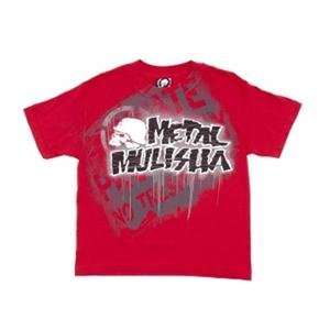  Metal Mulisha Youth Stomping Ground T Shirt   X Large 