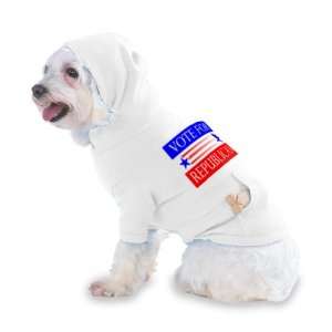  VOTE FOR REPUBLICAN Hooded (Hoody) T Shirt with pocket for 