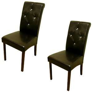  Warehouse of Tiffany 288 960 Brown 2pc Room Dining Chair 