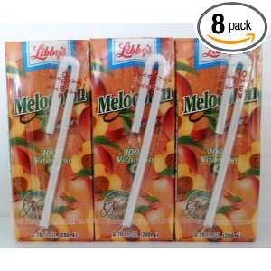 Libbys Peach Nectar 6.76 Oz (200 ml) Grocery & Gourmet Food