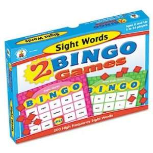  Carson Dellosa Publishing Learning Bingo PUZZLE,SIGHT 