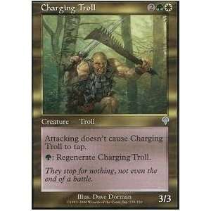   Magic the Gathering   Charging Troll   Invasion   Foil Toys & Games