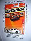 Dodge Charger Police White * Matchbox * Emergency Respo