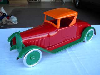   * 1920 DAYTON pressed steel PACKARD ROADSTER friction TOY CAR  