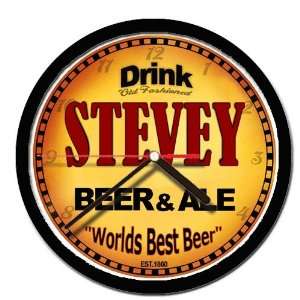  STEVEY beer and ale cerveza wall clock 
