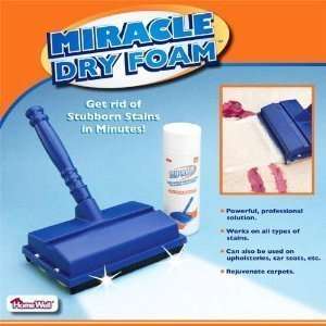 Miracle Dry Foam For Carpet Cleaning Shampoo And Brush  