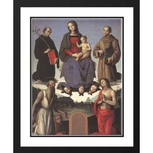  Perugino, Pietro 28x36 Framed and Double Matted Madonna 