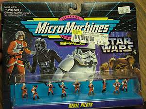 Star Wars Rebel Pilots    set of 9   Micro Machines 1994  