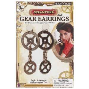  Steampunk Gear Earrings [Toy] 