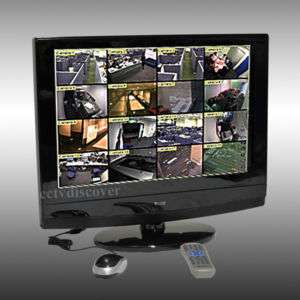 16CH CCTV standalone H.264 DVR 22 TFT Monitor in system  
