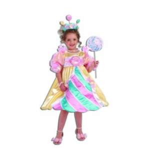 Lollipop Candy Princess Dress Deluxe Costume Child Large 12 14 *New 