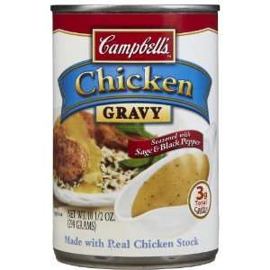 Campbells Chicken Gravy, 10.5 oz, 24 pk Grocery & Gourmet Food