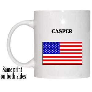  US Flag   Casper, Wyoming (WY) Mug 