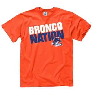  Boise State Broncos Orange Youth Slogan T Shirt Sports 