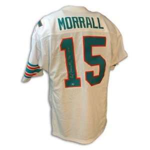    Earl Morrall Autographed Uniform   White Throwback 