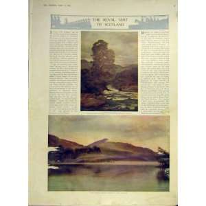  Royal Visit Scotland Lomand Loch Bonnie Balmoral 1914 