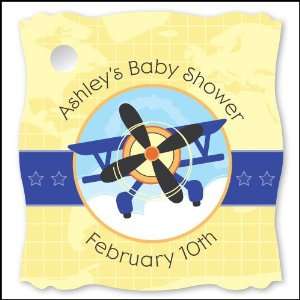     20 Personalized Baby Shower Die Cut Card Stock Tags Toys & Games
