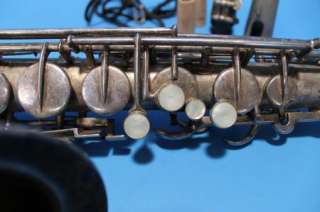   Handcraft C Melody Saxophone Silverplate Phase 1 c1921 Orig. Case
