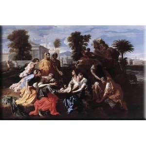  of Moses 30x19 Streched Canvas Art by Poussin, Nicolas