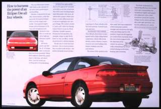 1990 1990 Mitsubishi Eclipse GSX Dealer Sales Brochure