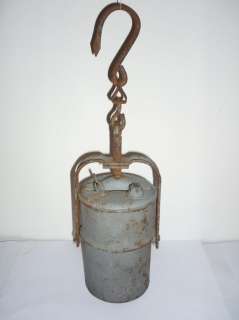 Antique Miners FASER Carbide Lamp Lantern 19 Century Poland  