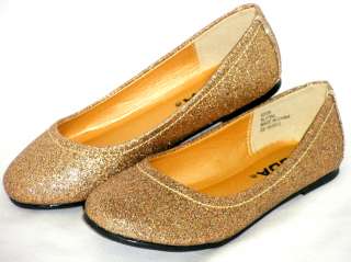   Glitter Sparkle Ballet Flats*Casual or Dress Shoes*Toddler/Youth Size
