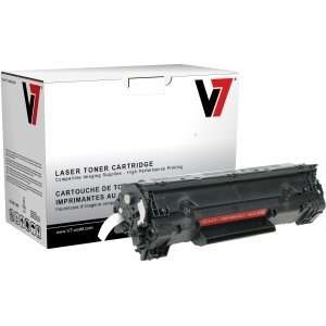  NEW V7 MICR Toner Cartridge   Remanufactured for HP (CB435A 