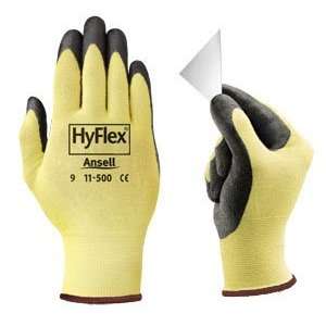 HyFlex(R) CR; Stretch Kevlar(R) liner with foam nitrile coating; Size 