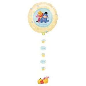  Mayflower Balloons 14687 24 Inch Pooh Welcome Baby Drop a 
